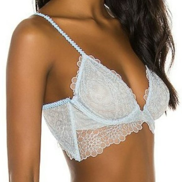 Free People Lucia Underwire Bra in Blue 34C, NEW WITH TAGS - Picture 3 of 13